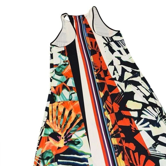 Clover Canyon x REVOLVE Ink Strokes Racerback Multicolored Maxi dress sz medium - Picture 8 of 10